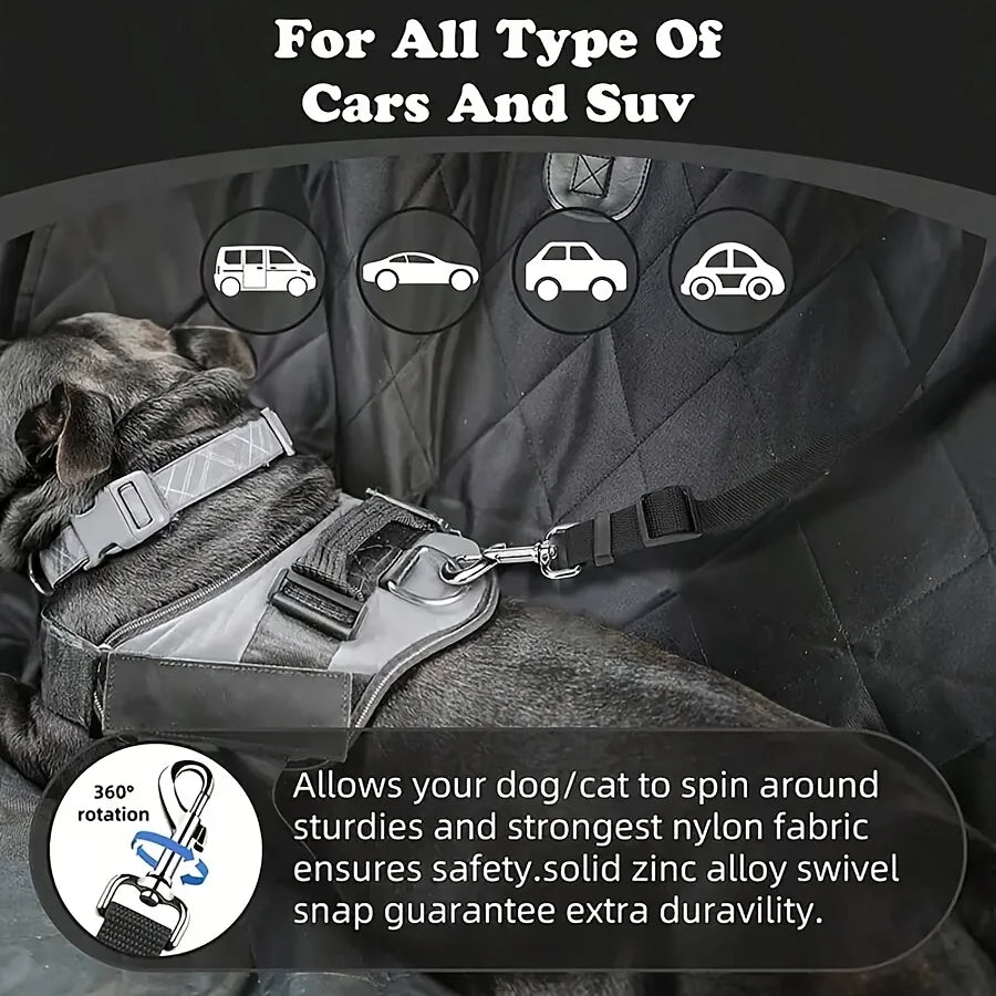 Dog Seat Belt for Vehicle Secure, Pet Car Tether Safety Leash for Dogs in Vehicles, Dog Seatbelt Tether, Christmas Gift